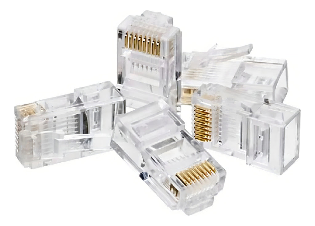 Conector RJ45 Cat5e 8P8C SECCON CY-P8P8C00-100 Kit 100 Unidades