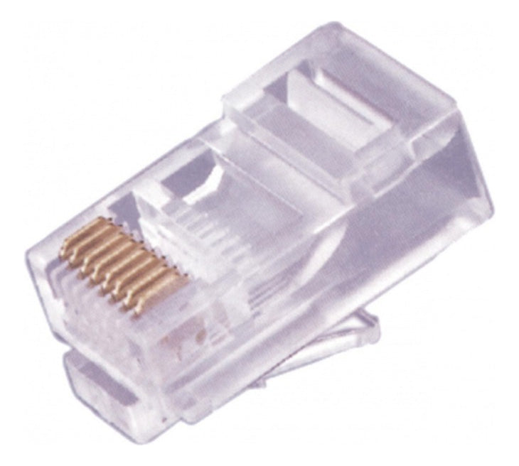 Conector RJ45 Cat5e 8P8C SECCON CY-P8P8C00-100 Kit 100 Unidades