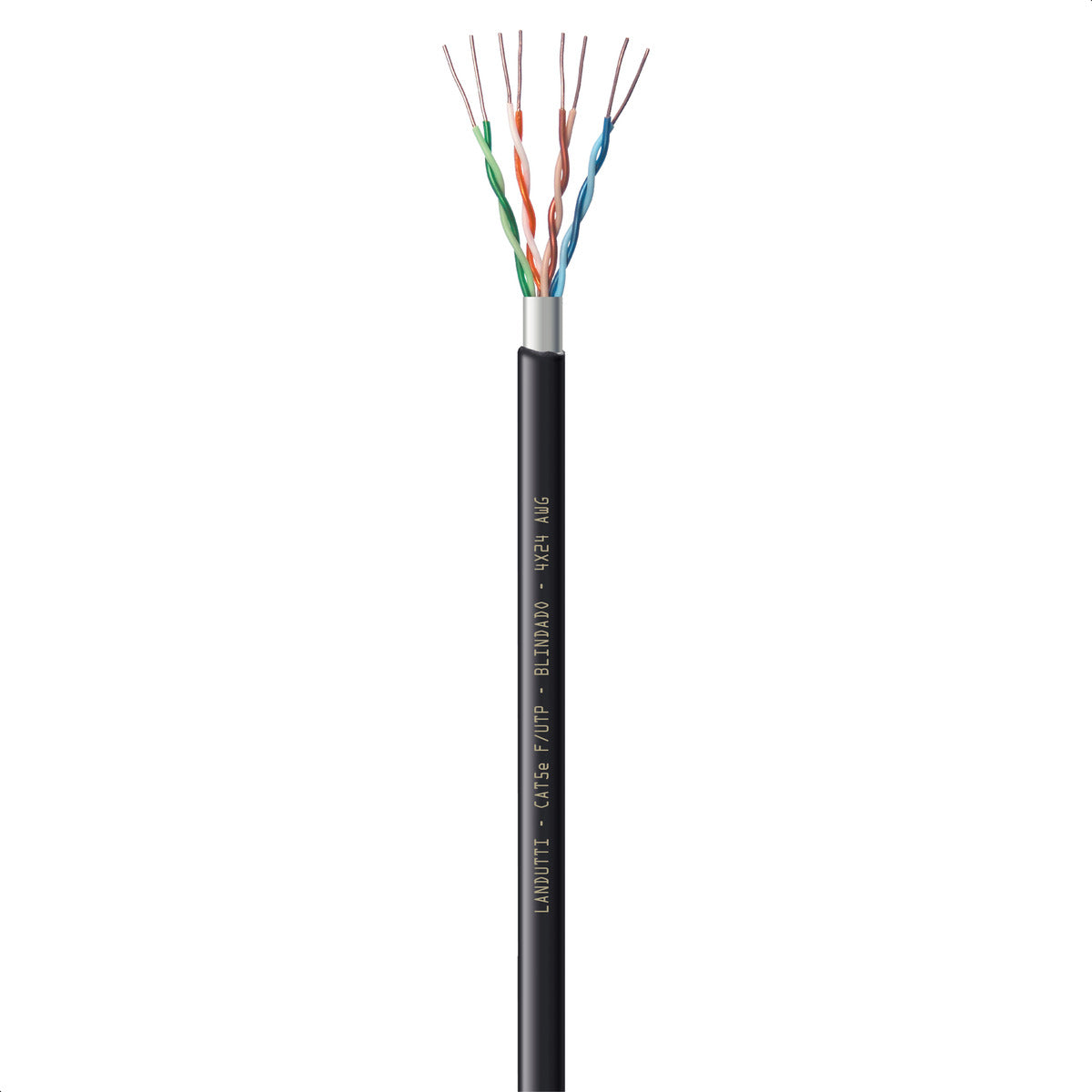 Cabo de Rede Cat5e Blindado F/UTP 100m 100% Cobre Landutti Condutti