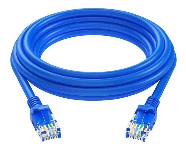 Cabo de Rede Patch Cord Cat6 RJ45 5m Plus Cable Gigabit