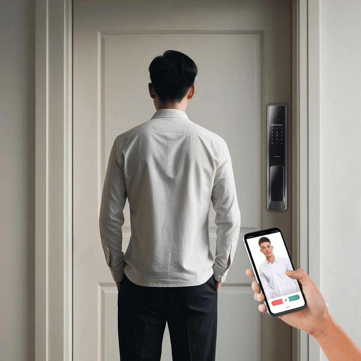 Fechadura Digital Primebras Zurich Reconhecimento Facial Biometria Senha