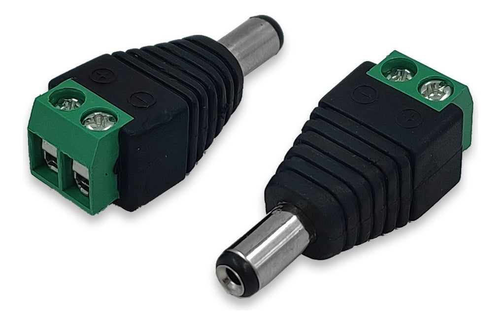 Conector P4 Macho com Borne para CFTV SECCON Kit 10 Unidades