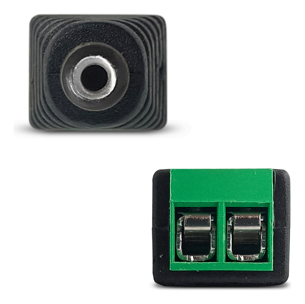 Conector P4 Macho com Borne para CFTV SECCON Kit 10 Unidades