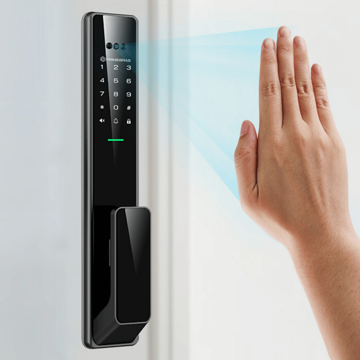 Fechadura Digital Primebras Zurich Reconhecimento Facial Biometria Senha